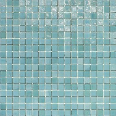 light blue mosaic