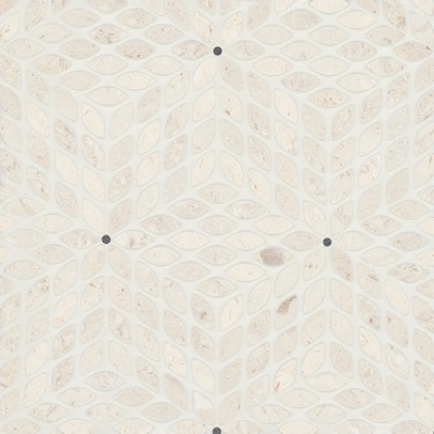 Light-colored vintage tiles