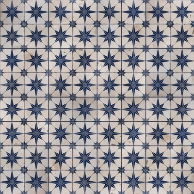 blue vintage tiles