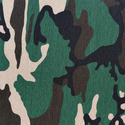 Camouflage Pattern Fabric