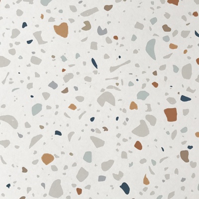 Colored terrazzo stone