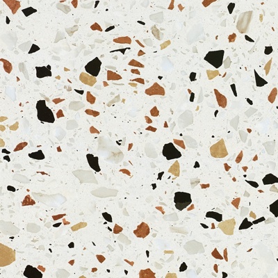 Colored terrazzo stone