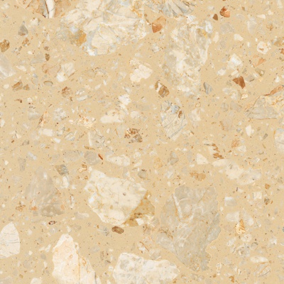 Beige terrazzo stone