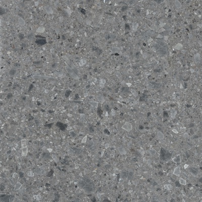 dark gray terrazzo stone