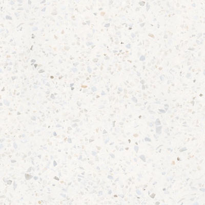 creamy-white terrazzo stone