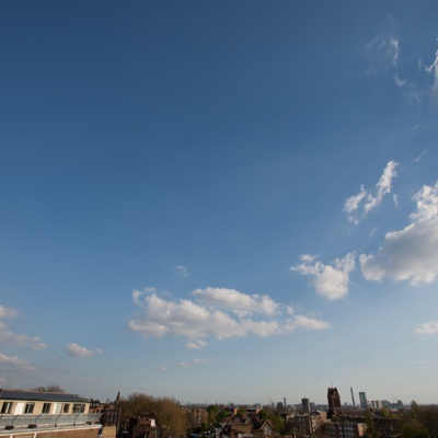 Cloudy blue sky landscape landscape