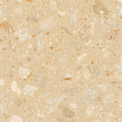 Beige terrazzo stone