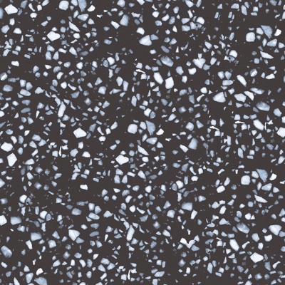 dark gray terrazzo stone