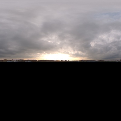 Seamless Cloudy Sky Landscape Landscape HDR Panorama