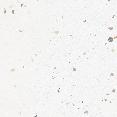 White terrazzo stone