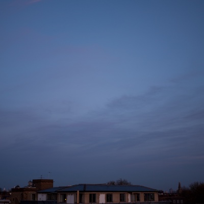 Evening sunset sky landscape scenery