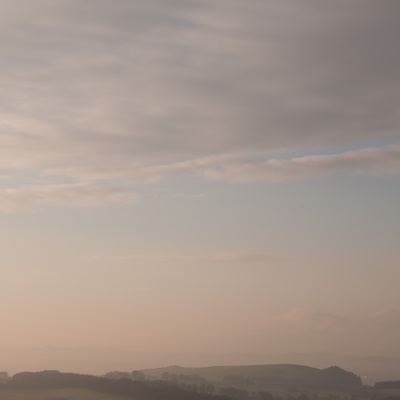 Cloudy blue sky landscape landscape