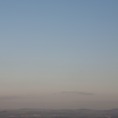 Cloudy blue sky landscape landscape