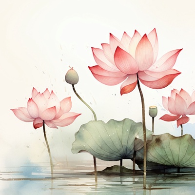 Chinese lotus wallpaper