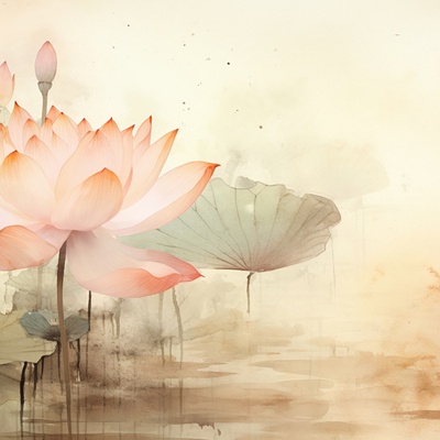 Chinese lotus wallpaper