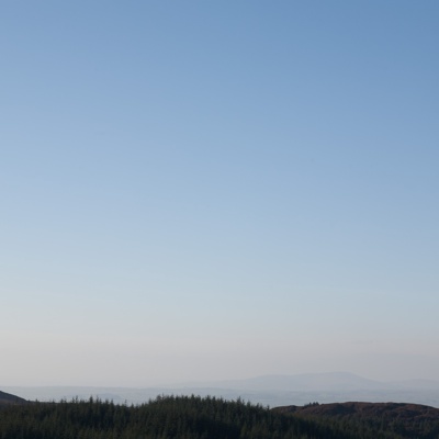 Cloudy blue sky landscape landscape