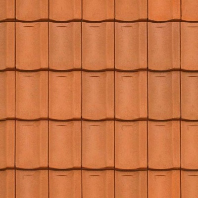 Seamless Chinese Building Roof Red Clay Asphalt Tiles