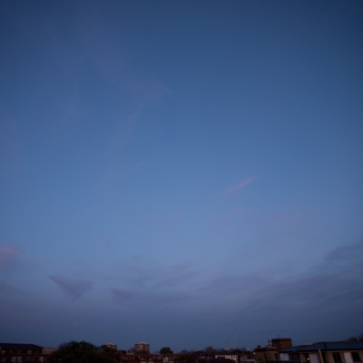 Evening sunset sky landscape scenery