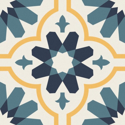 Seamless Retro Geometric Patchwork Pattern Tile Tile Antique Tile