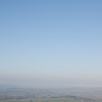 Cloudy blue sky landscape landscape