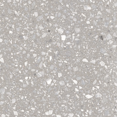 light gray terrazzo stone