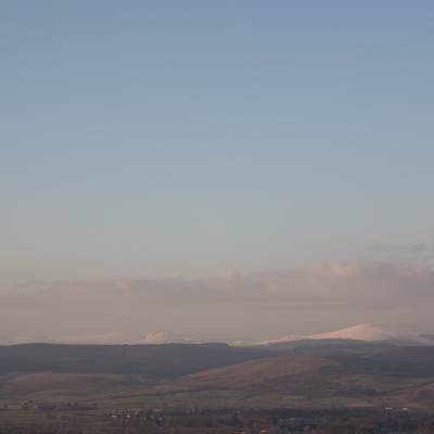 Cloudy blue sky landscape landscape