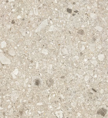 Dark beige terrazzo stone