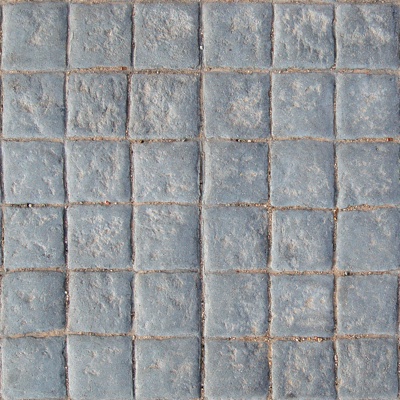 Seamless gray square brick paving mosaic floor tile outdoor sidewalk road ground square paving