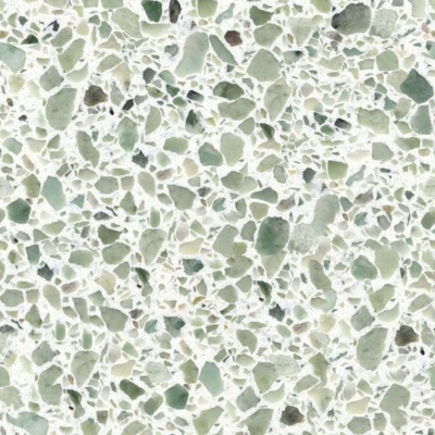 Seamless green terrazzo