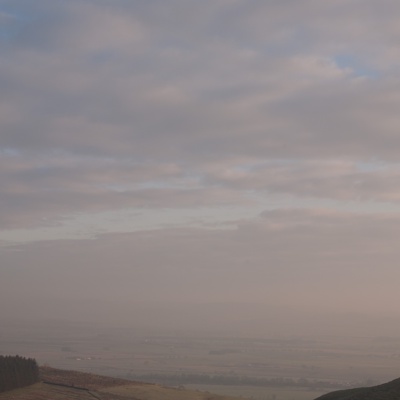 Cloudy blue sky landscape landscape