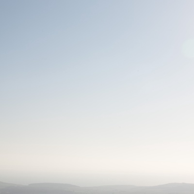 Cloudy blue sky landscape landscape