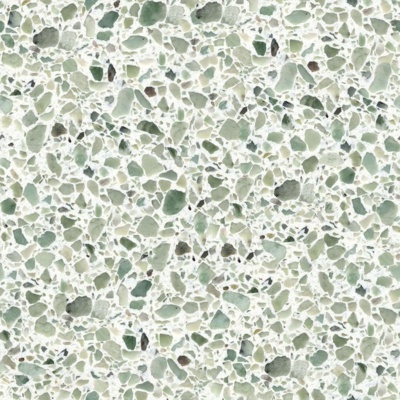 Seamless green terrazzo