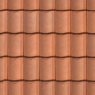 Seamless Chinese Building Roof Red Clay Asphalt Tiles