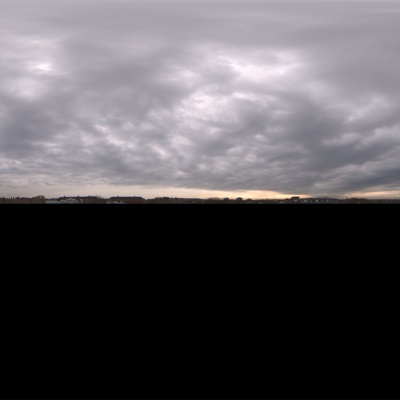 Seamless Cloudy Sky Landscape Landscape HDR Panorama