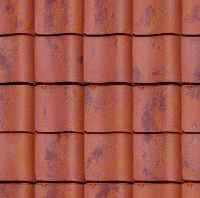 Seamless Chinese Building Roof Red Clay Asphalt Tiles