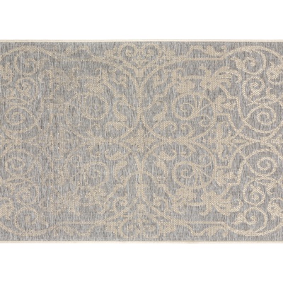 gray printed carpet