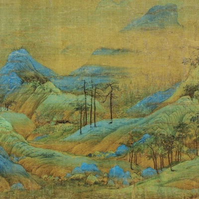 New Chinese Style Qianli Jiangshan Picture Chinese Hanging Painting