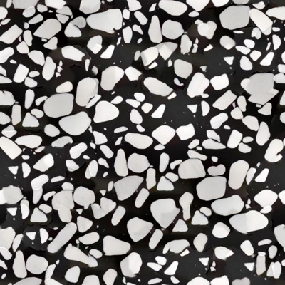 black and white seamless terrazzo