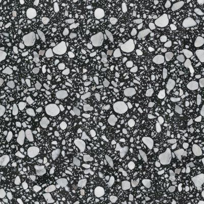 black and white seamless terrazzo