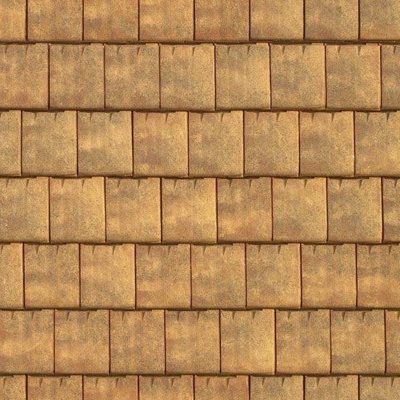 Seamless Chinese Building Roof Red Clay Asphalt Tiles