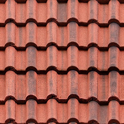 Red Fish Scale Tile Roof Roof