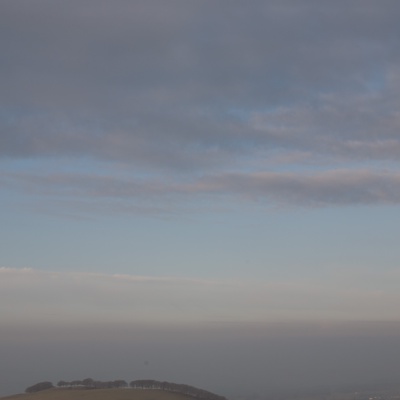 Cloudy blue sky landscape landscape