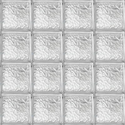 Square Glass Tile Hollow Glass Tile HD Water Corrugated Glass Tile