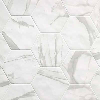 hexagonal marble