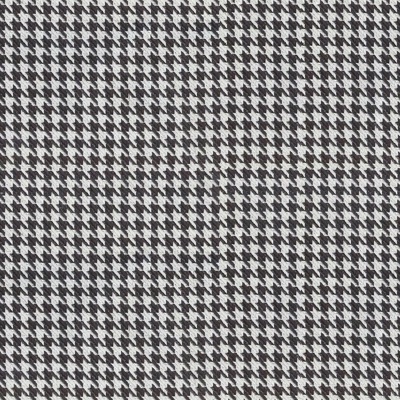 Black and White Houndstooth Fabric Plaid Geometric Striped Fabric