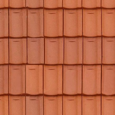 Seamless Chinese Building Roof Red Clay Asphalt Tiles