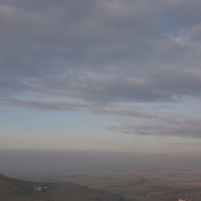 Cloudy Sky Landscape Cloudy Blue Sky Landscape Scenery