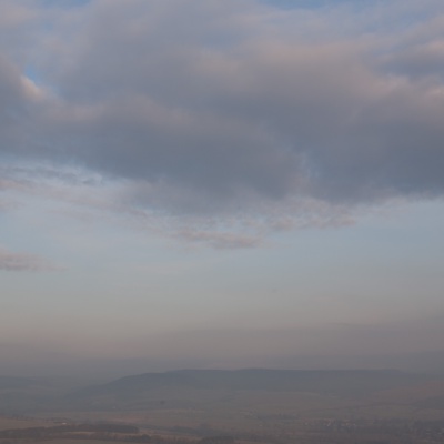 Cloudy blue sky landscape landscape