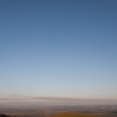 Cloudy blue sky landscape landscape