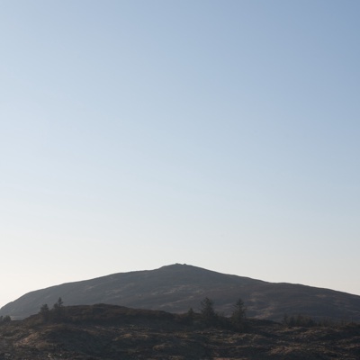 Cloudy blue sky landscape landscape